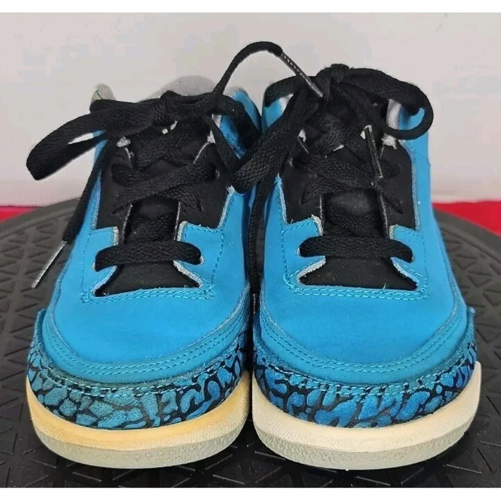 Air Jordan 3 Retro Powder Blue Toddler‎ Size 10C 2013 832033-408 Boys Girls